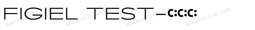 FIGIEL TEST字体转换